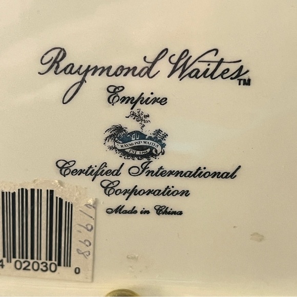 Rare 2002 Raymond Waites Empire Zebra Figure Certified International Collection - Picture 9 of 9